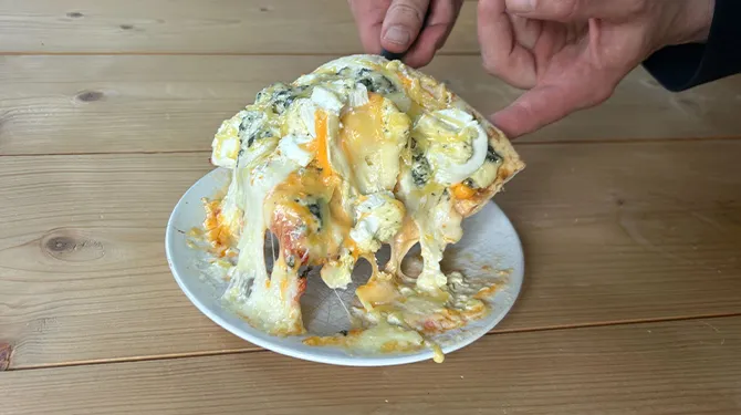 Zoals de Italianen het bedoelden: 90 formaggi pizza