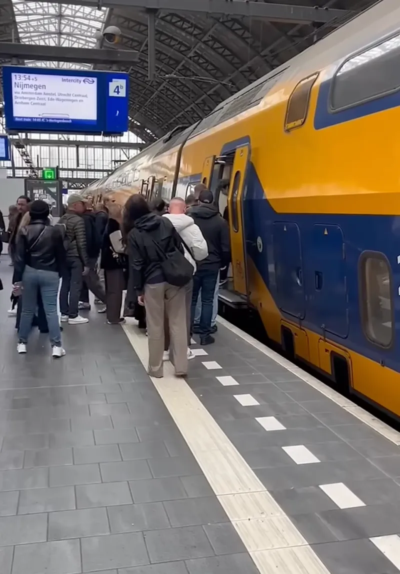 Deuren treincoupé stoppen expres nooit bij Daphne