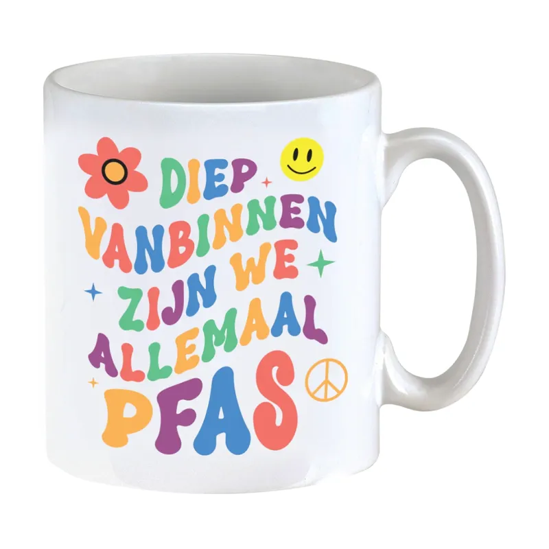 Mok 'Diep van binnen zijn we allemaal PFAS' | PFAS Collectie